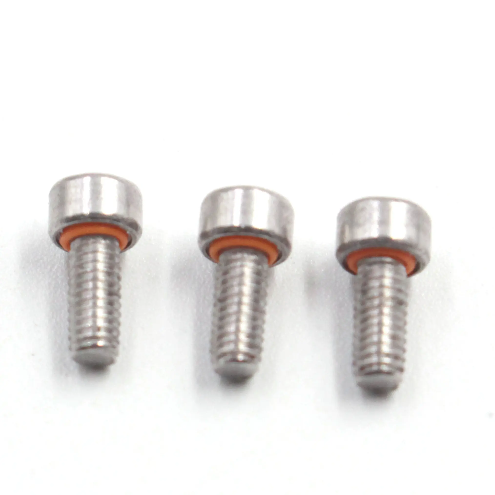 China Flat Head Self Sealing Screws M3 M4 M5 Black Oxide With Rubber Seal For Medical Device Portable Enclosure Assembly Manufacturers, Factories