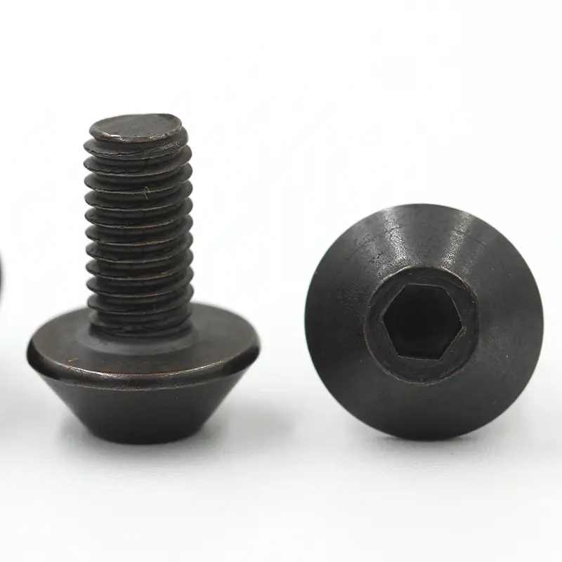 Wholesale Hardware Fastener Professional Screw Custom M2 M3 M4 M5 M6 M7 M8 hex socket truss head 4.8 6.8 8.8 10.9 12.9 grade carbon steel blue zinc machine screw Manufacturer, Supplier