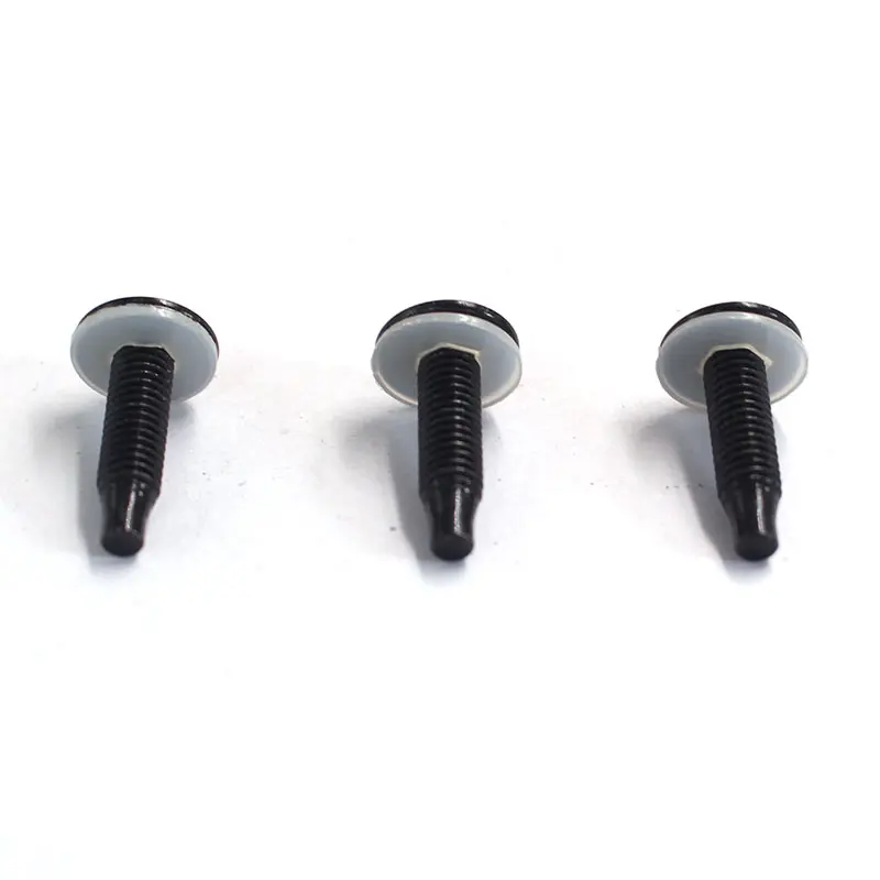ODM Custom Black Pan Head Screw with Plastic Washer and Pilot Tip Suppliers, Factories