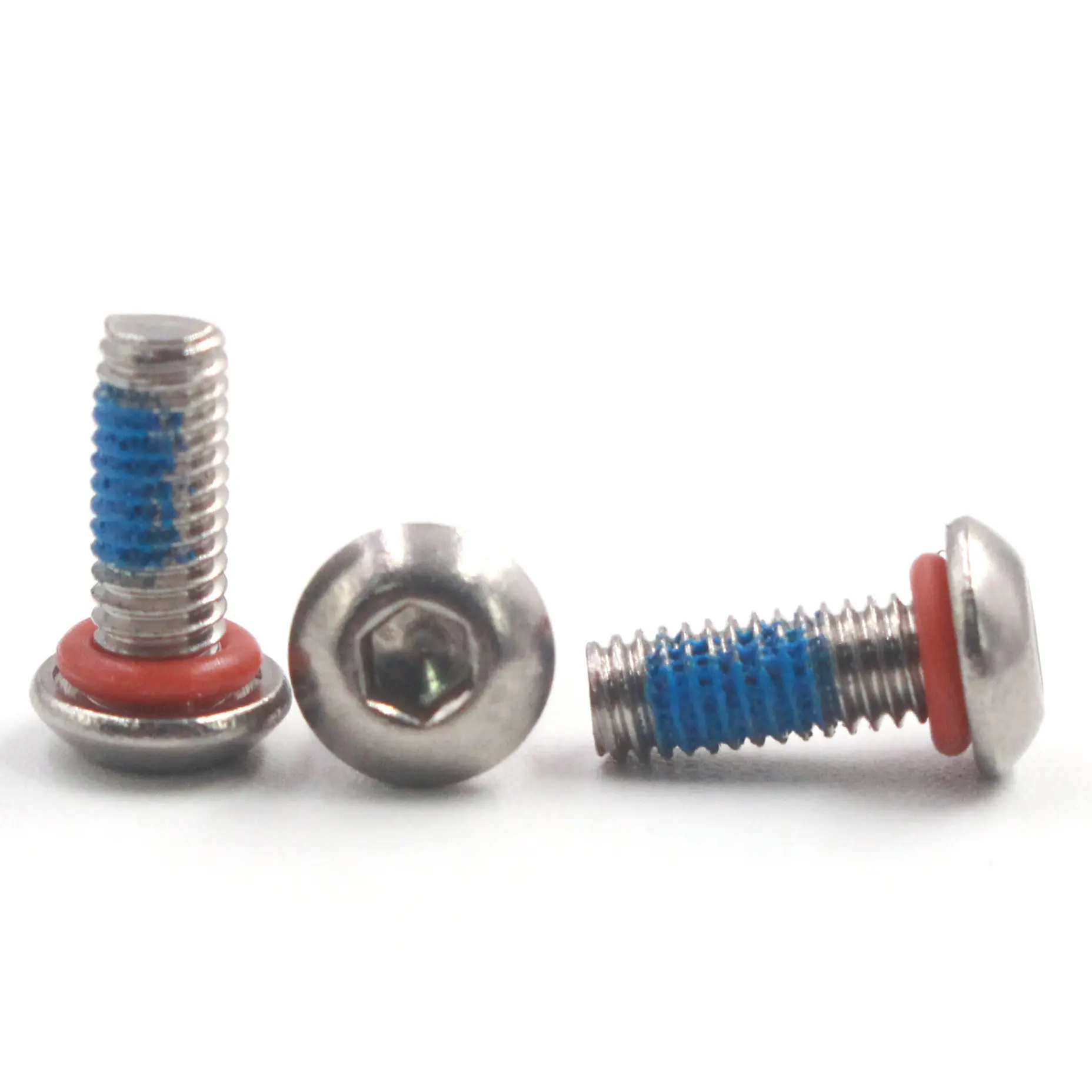 OEM Sealing Screw Stainless Steel Waterproof Machine Screw O Ring Anti Corrosion Precision Fastener For Auto Battery Electronic Equipment Supplier, Factory