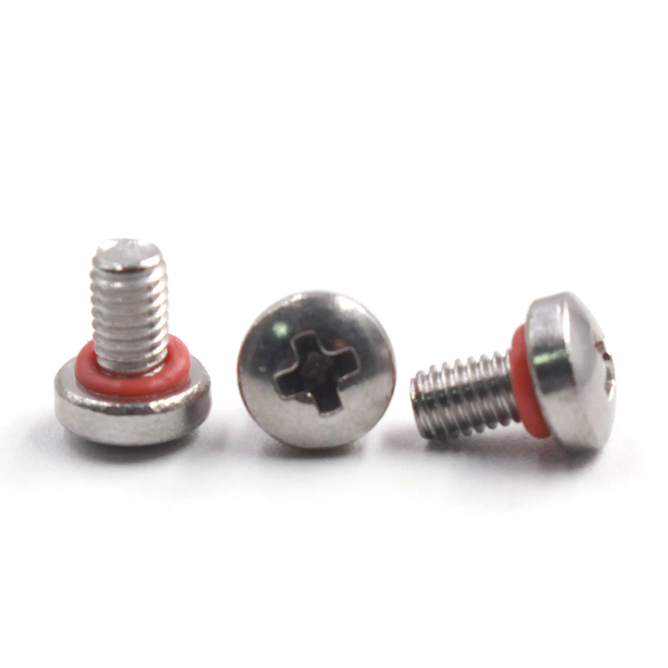 Custom Pan Head Sealing Screws 304 Stainless Steel Rubber O Ring IP67 Waterproof For Junction Box Assembly Manufacturer, Supplier