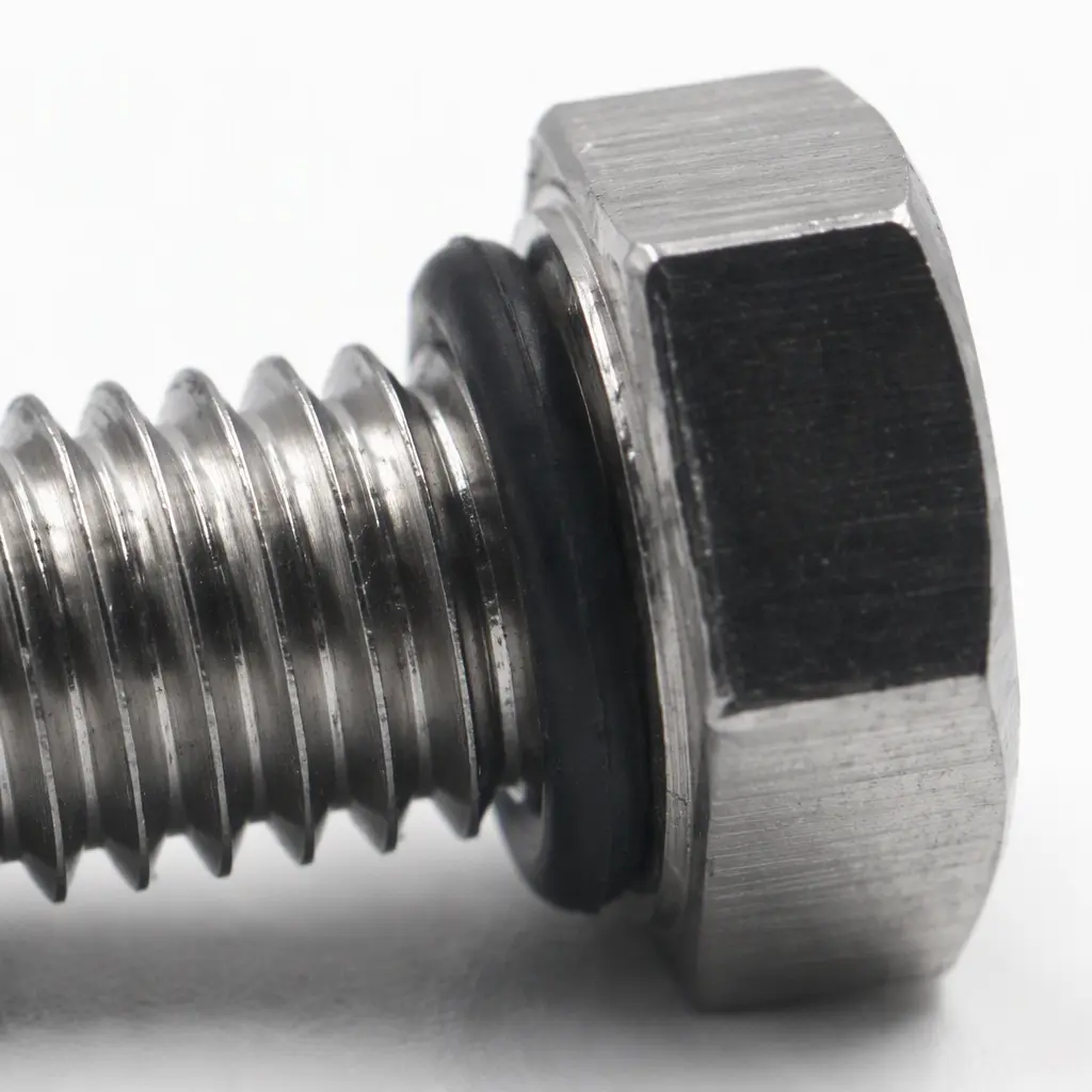 Core structural design of hex head sealing screws