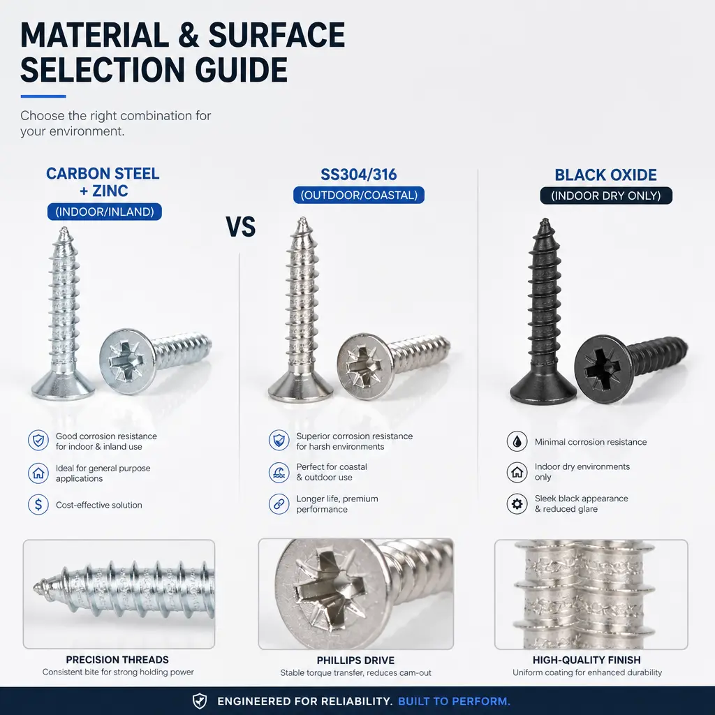 Screw Surface Treatment