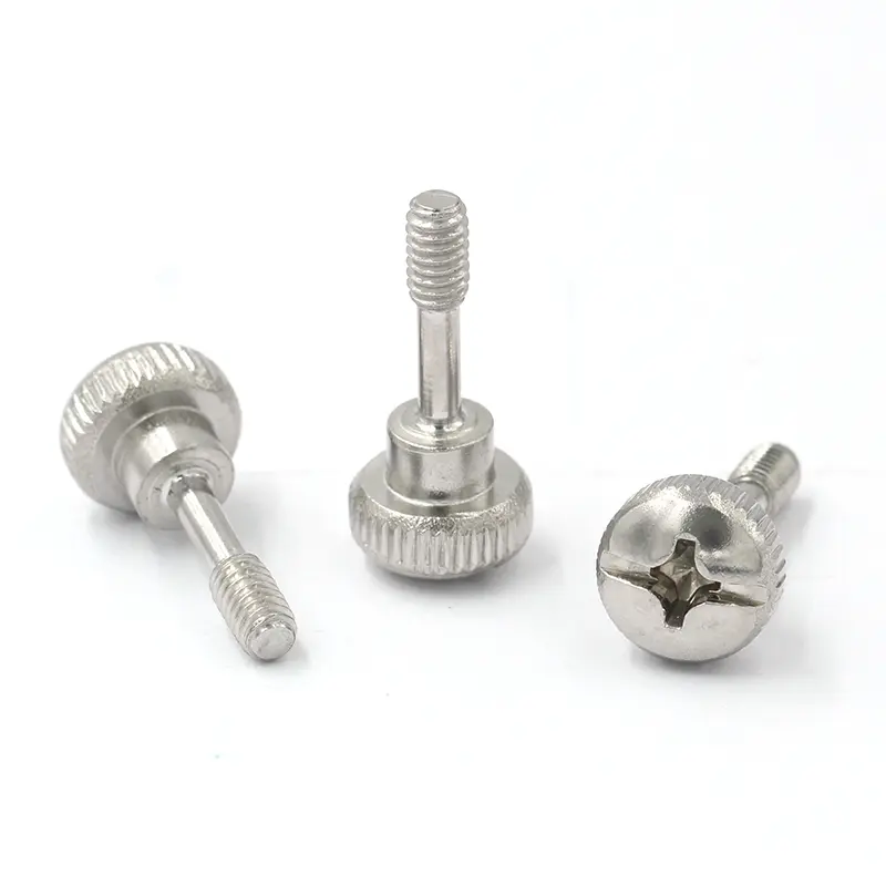 Custom High Quality Phillips Thumb Screw, Stainless Steel Knurled Head Thumb Screws for Industrial Assembly Supplier, Factories
