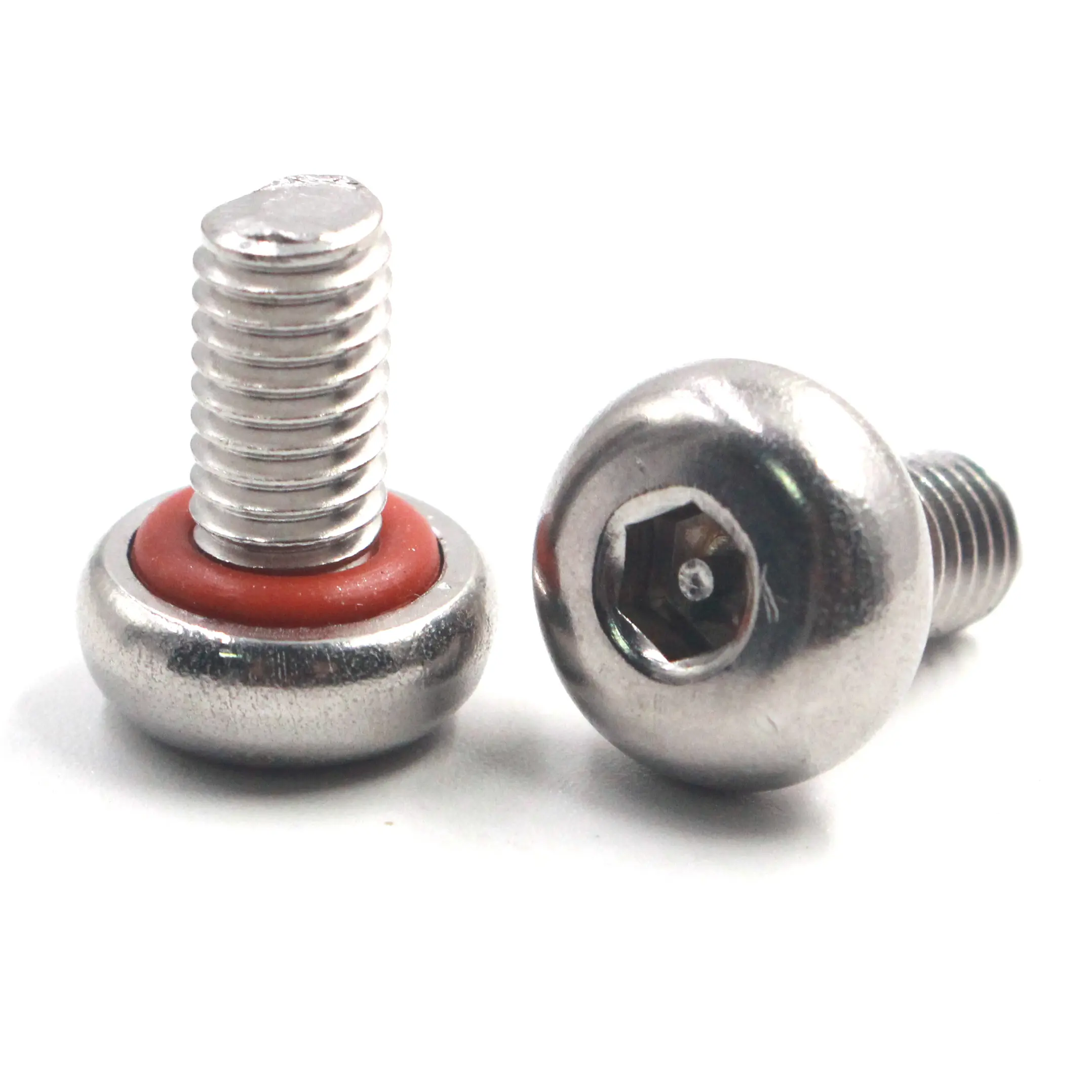 Pre-installed sealing screw