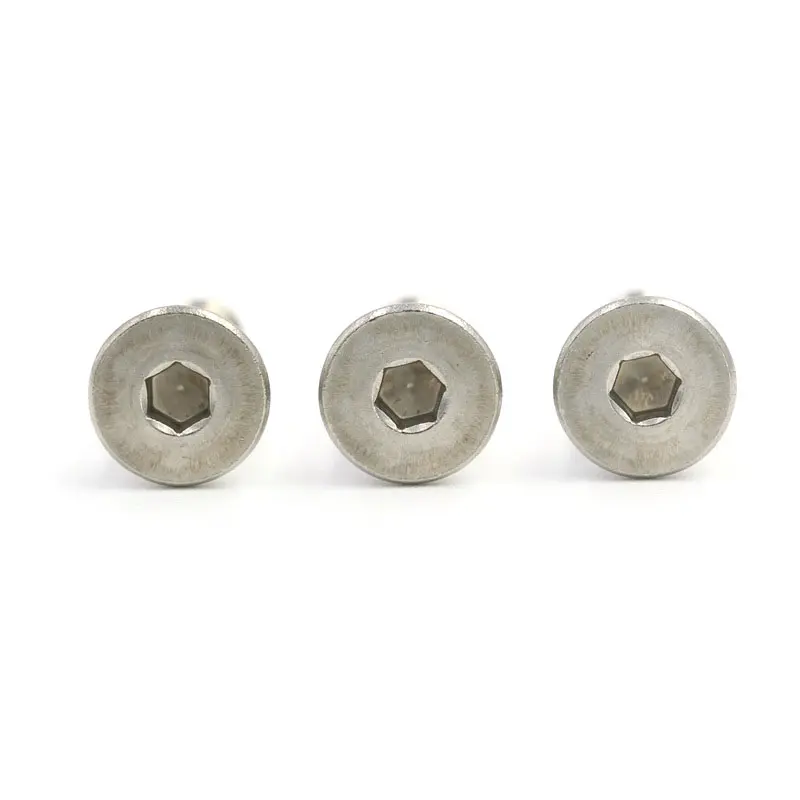OEM DIN7991 Stainless Steel hex socket countersunk head fully threaded M3/M4/M5/M6 machine screw Manufacturers, Suppliers