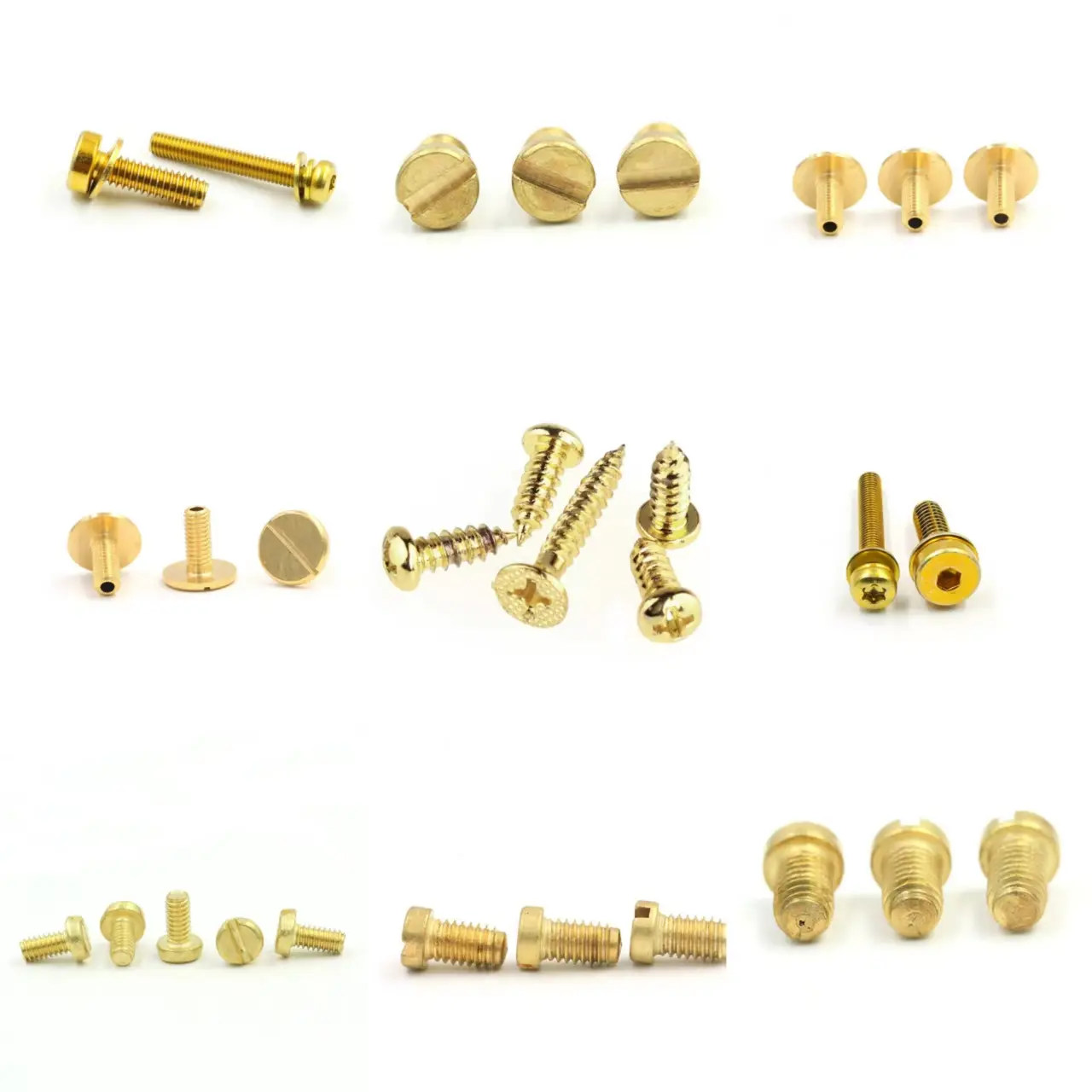 Brass screws product view