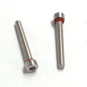 ODM Stainless Steel 304 Sealing Screws Phillips Pan Head With Rubber O Ring IP67
