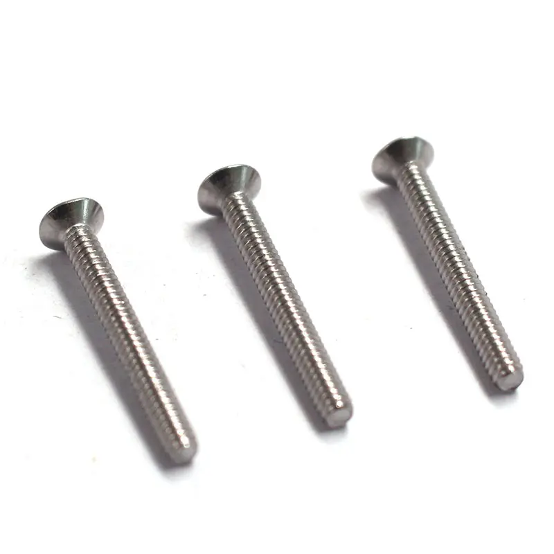 OEM Stainless Steel 304 Phillips flat Head Machine Screws Metric M3 M4 M5 Class 4.8 For PCB Electronics Enclosure Manufacturer, Supplier