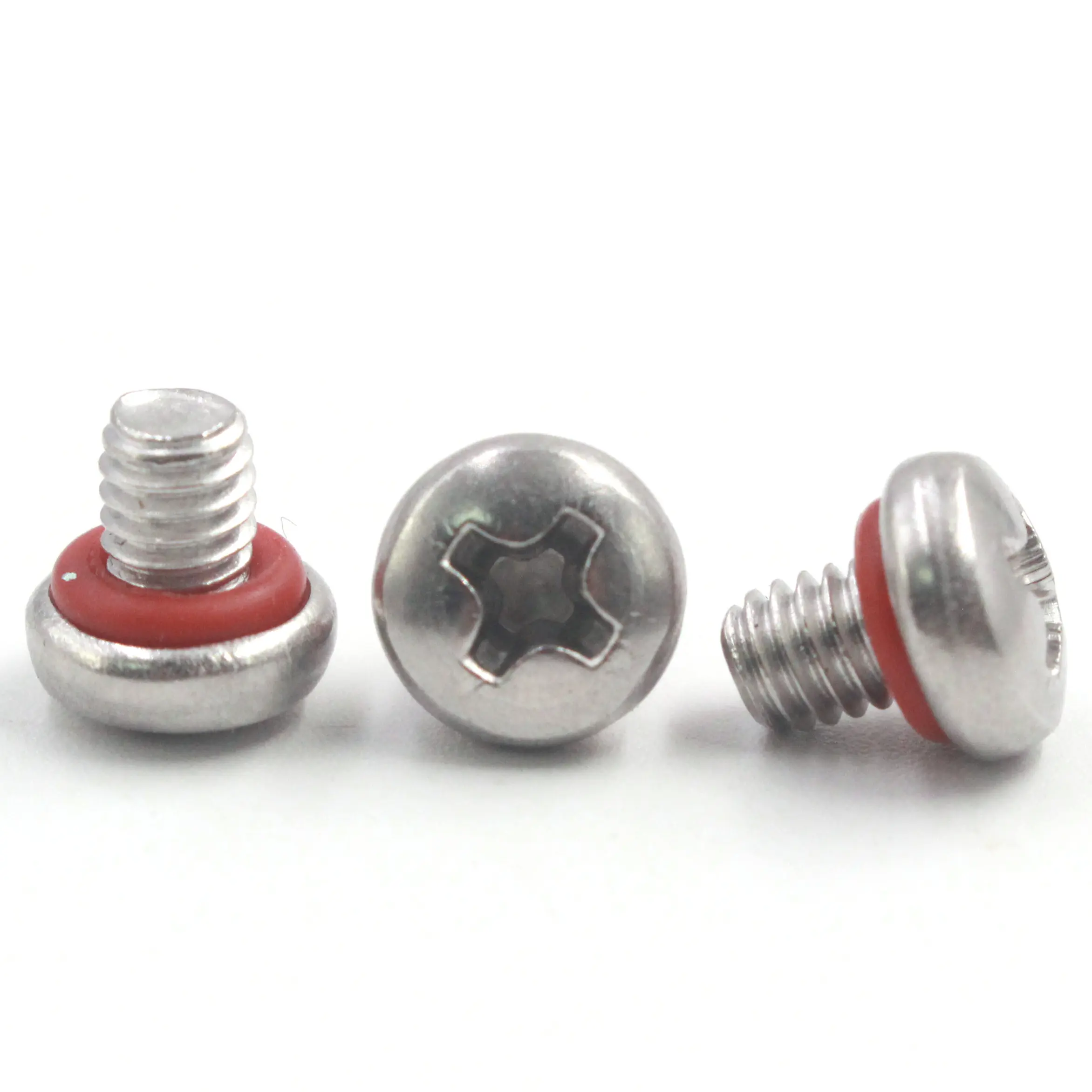Custom 316 304 Stainless Steel Sealing Screws Pan Head Phillips Rubber O Ring IP67 Waterproof For Electronics Enclosure Suppliers, Factories