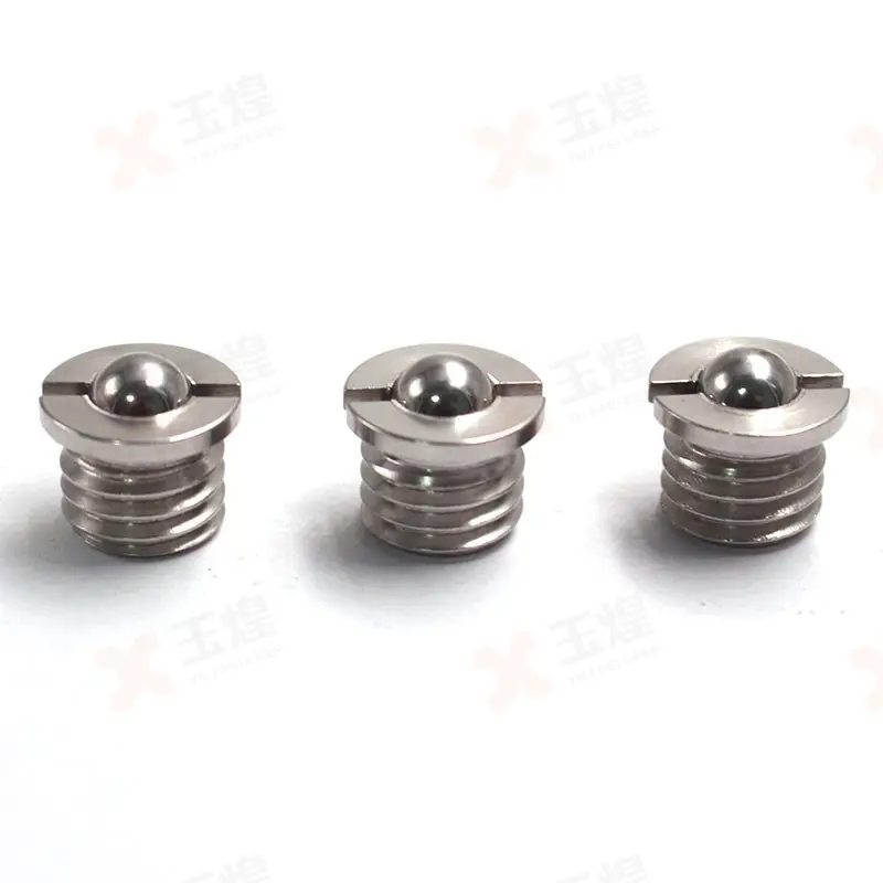 China Threaded Slotted Ball Spring Plunger Stainless Steel Positioning Screw Supplier, Factories