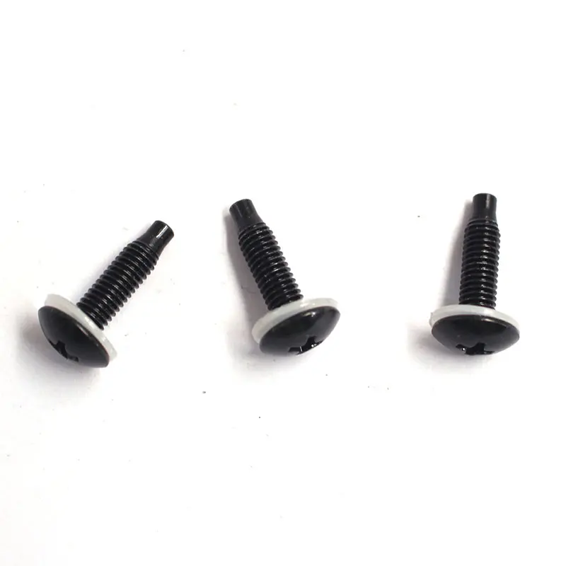 ODM Custom Black Pan Head Screw with Plastic Washer and Pilot Tip Suppliers, Factories