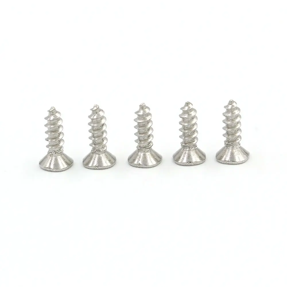 Wholesale Flat Head Countersunk Self Tapping Screws Zinc Plated Fine Thread For Wood Furniture Assembly Bulk Wholesale Factories, Factory