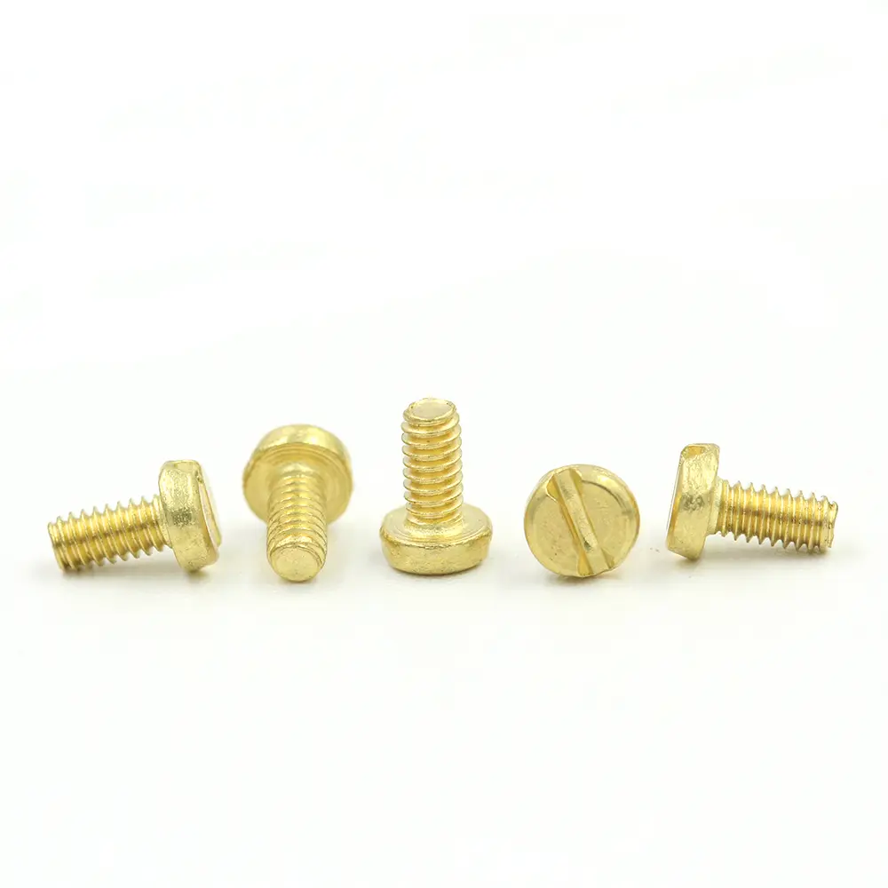 ODM Durable Brass screws corrosion resistant fasteners for electronics furniture machinery and general industrial assembly applications Factories, Factory