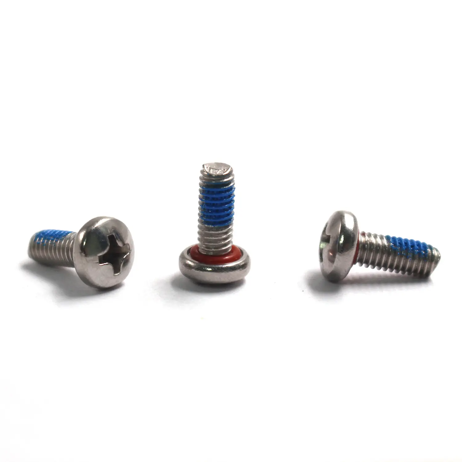 OEM Self Sealing Screws Stainless Steel 304 Phillips Pan Head With Rubber O Ring Waterproof For Electronics Enclosure Supplier, Factories