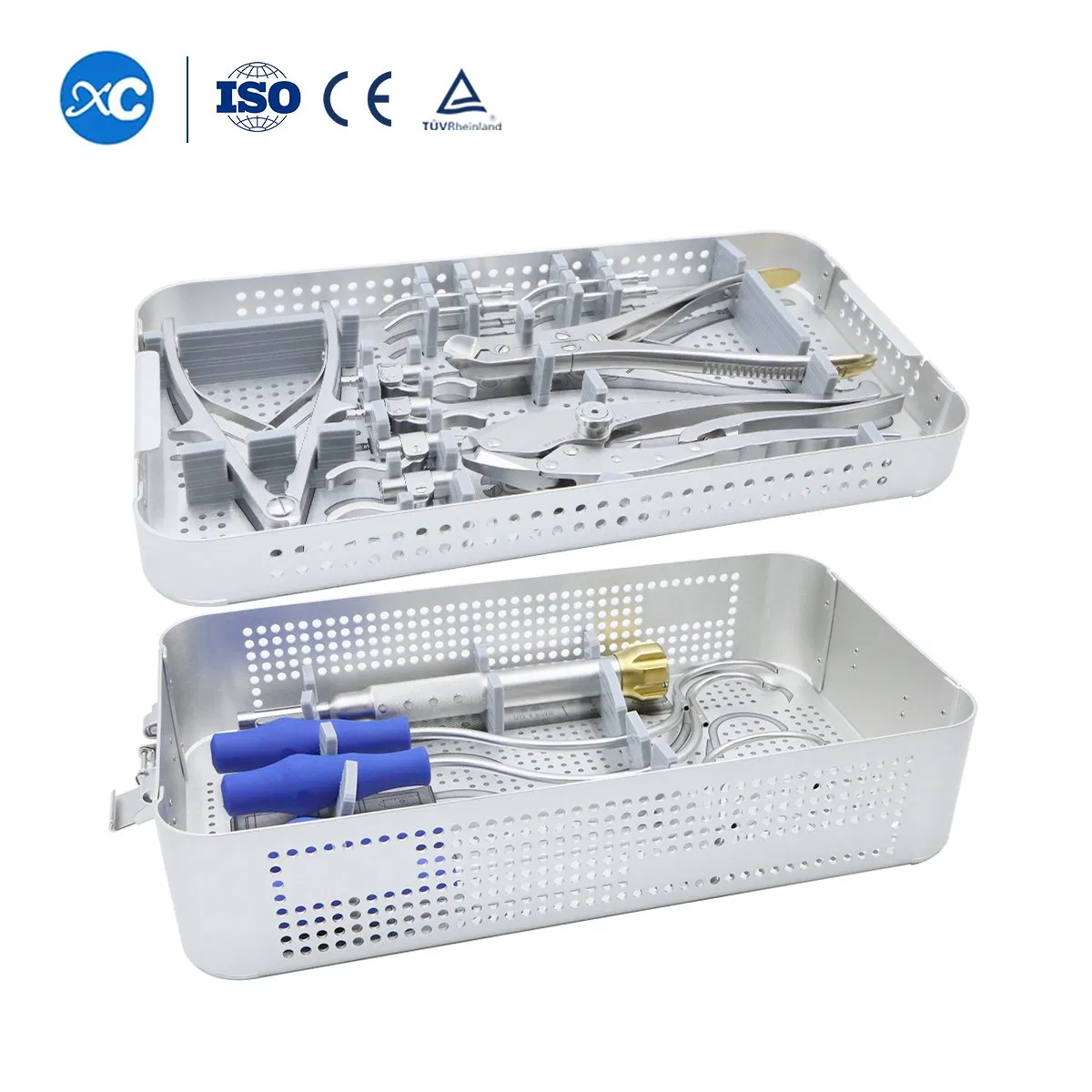Orthopedic Surgical Instruments Set for Titanium Cable Cerclage Wire Factory Sales Directly Cable Instrument Set Cable Kit