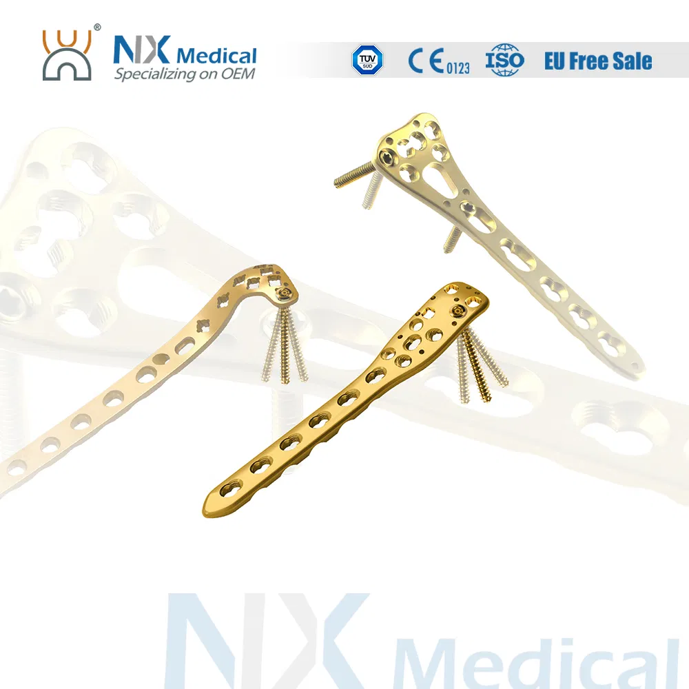 Titanium Medical Orthopedic Trauma Radius Bone Fracture Reconstruction LCP Locking Compression Plate