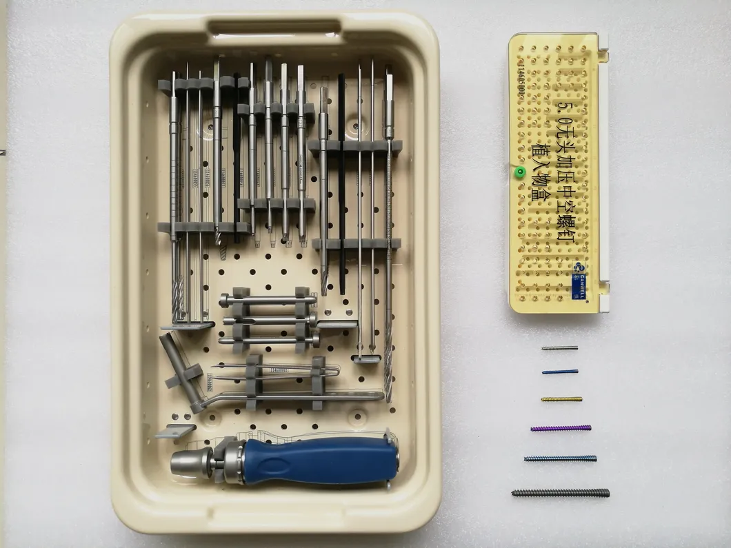 Cannulated Orthopedic Compression Screws