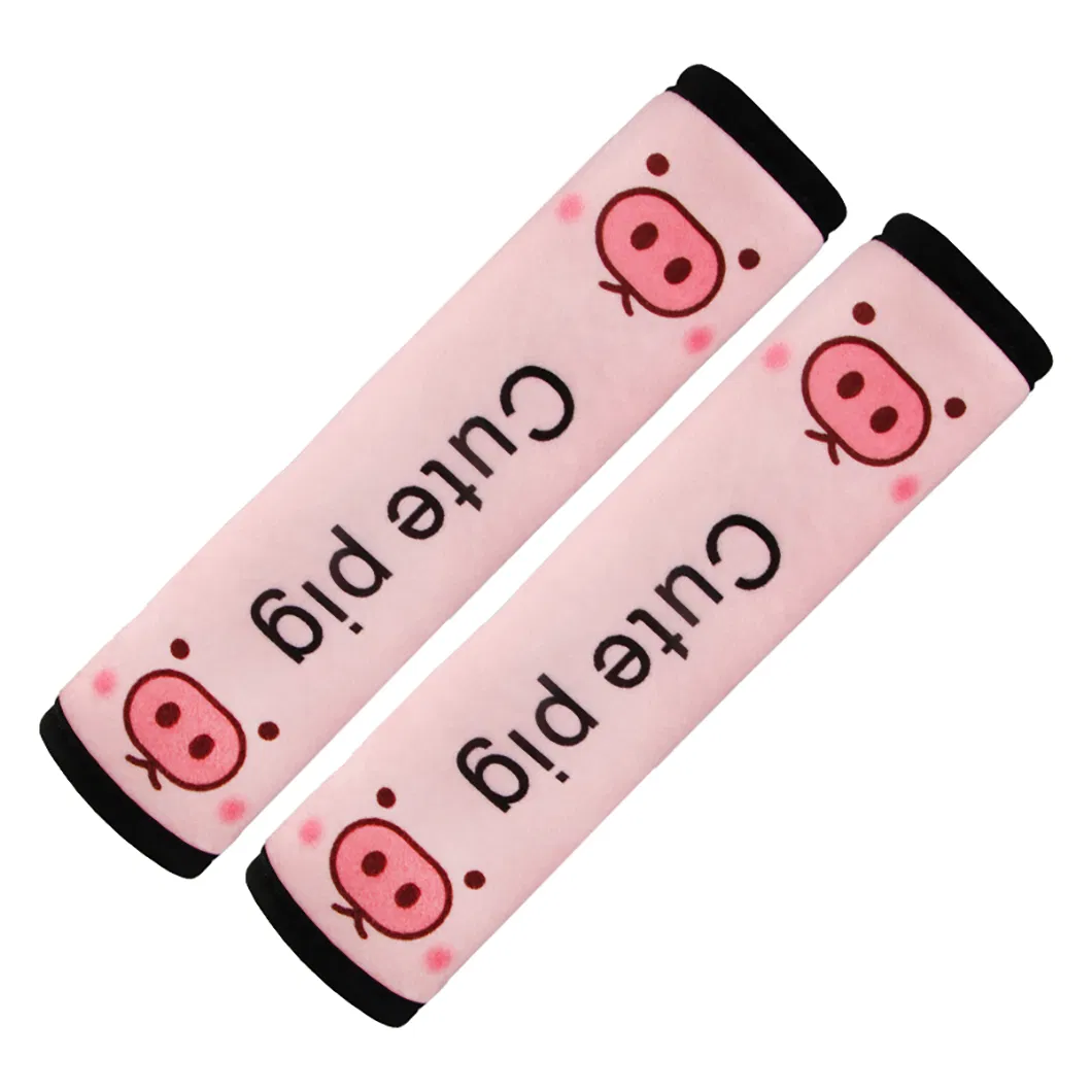 Soft Short Plush for Three-Dimensional Hemming and Non-Slip Silicone Bottom Seat Belt Pad Shoulder Cover