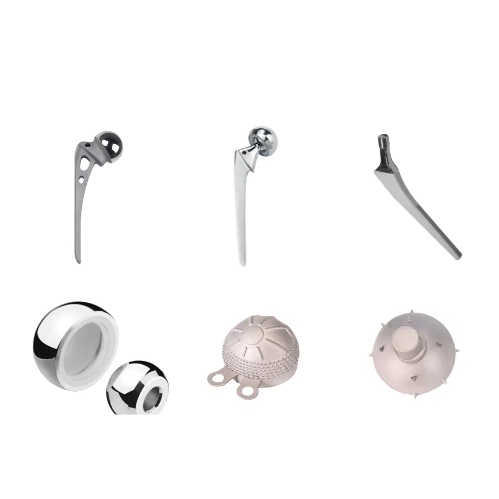 Cocrmo Alloy Total Knee Replacement Investment Casting for Medical Hip Implants