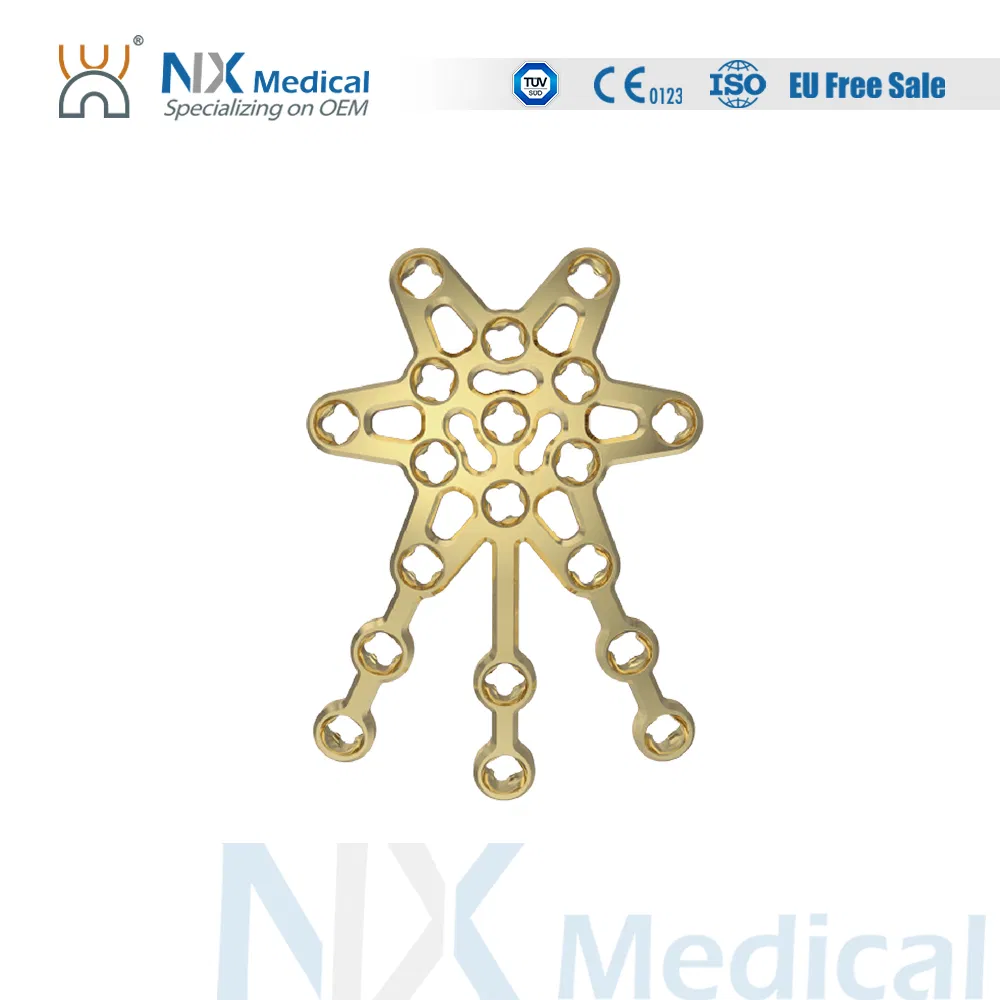 Nx Medical Trauma-Resistant Variable Angle Patella Locking Plate for Bone Fixation