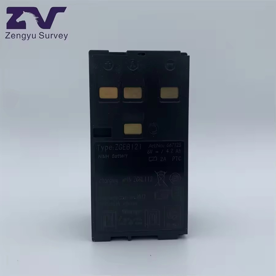 Zengyu High Quality 6V 4200mAh Ni-MH Replacement Geb121 Battery for Lei Ca Total Station