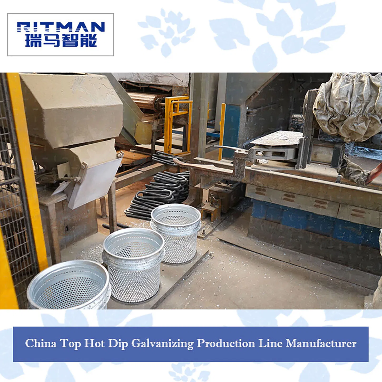 Automated Hot Zinc Plating System for Small Metal Parts