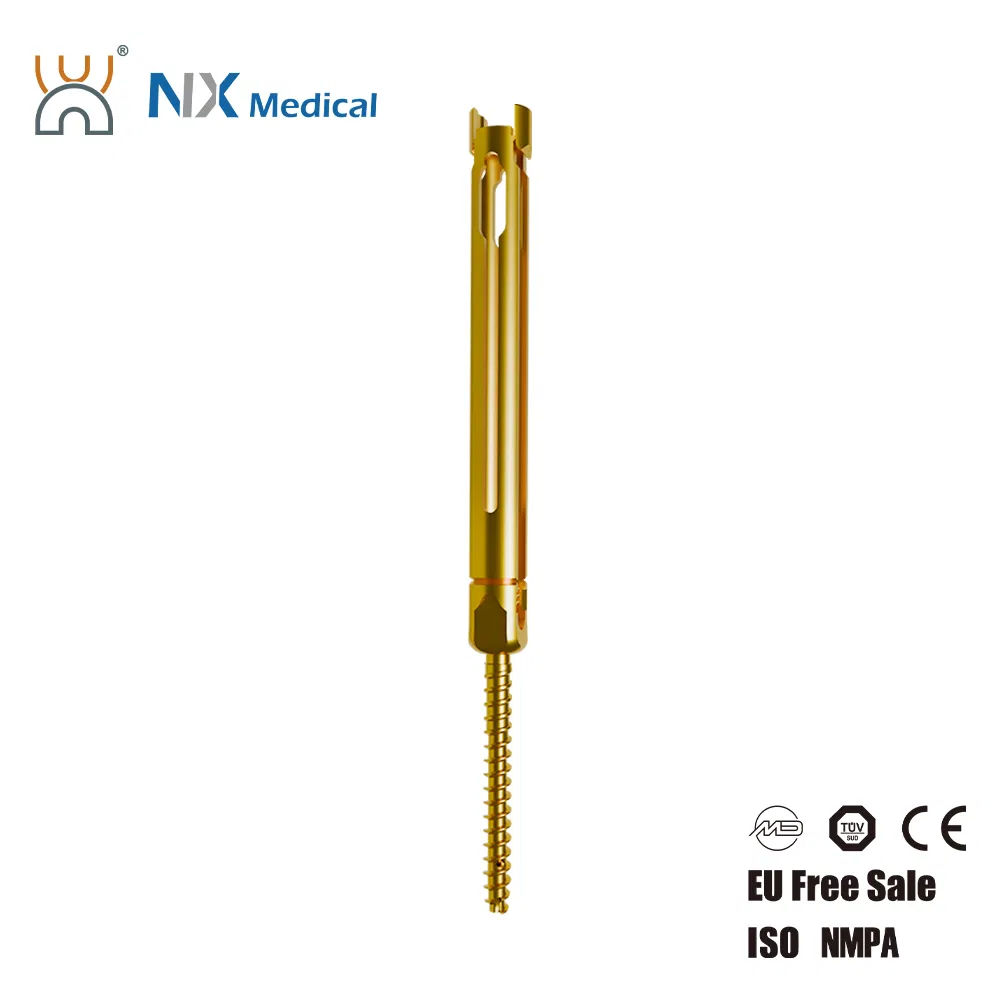 Nx Medical Titanium Cannulated Bone Cement Pedicle Screw Bone Internal OEM ODM