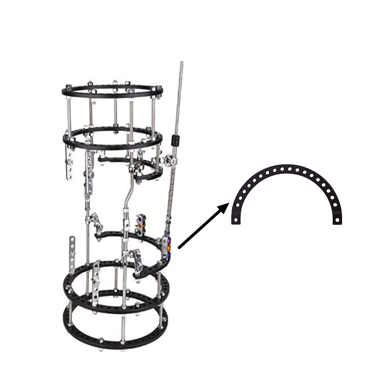 Ilizarov External Fixator Half Rings for Orthopedic Fixation