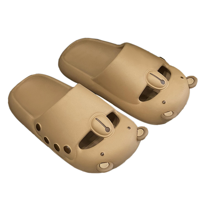 China Baotou Bear Slippers Women Xia ins Wear EVA Thick Sole Step on Shit Cool Slippers Suppliers, Factories