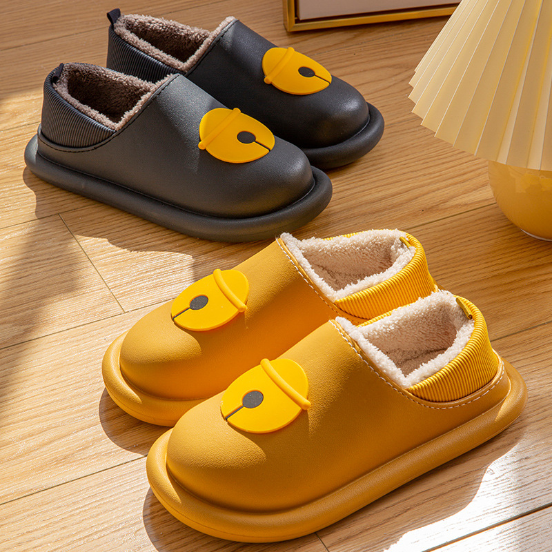 China EVA cotton slippers women's bag with autumn and winter couples home indoor removable confinement shoes warm cotton shoes factory wholesale Manufacturers, Suppliers