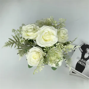China 7 Fork Artificial Rose