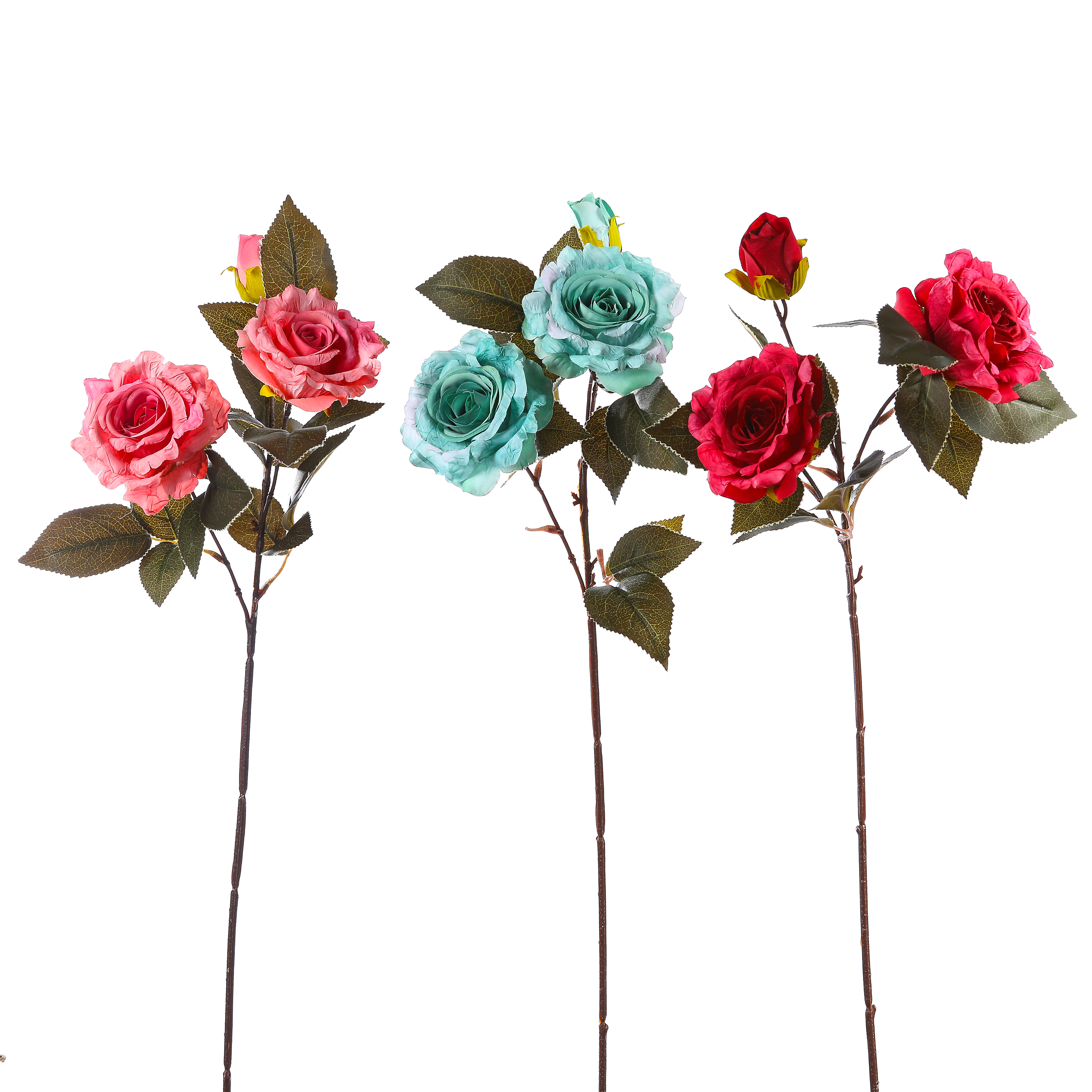 Wholesale high-quality simulation bouquets of French roses wedding party family photography props decoration combination flowers Suppliers, Pricelist