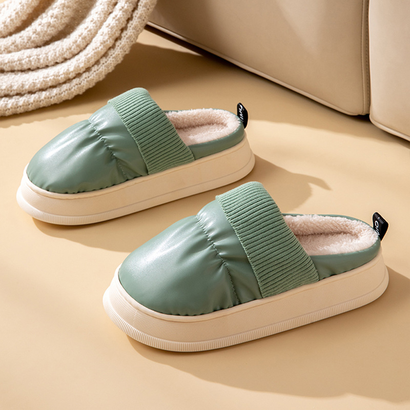 Wholesale Cotton slippers women's winter indoor home couple warmth household plush couple cotton slippers men Supplier, Quotes