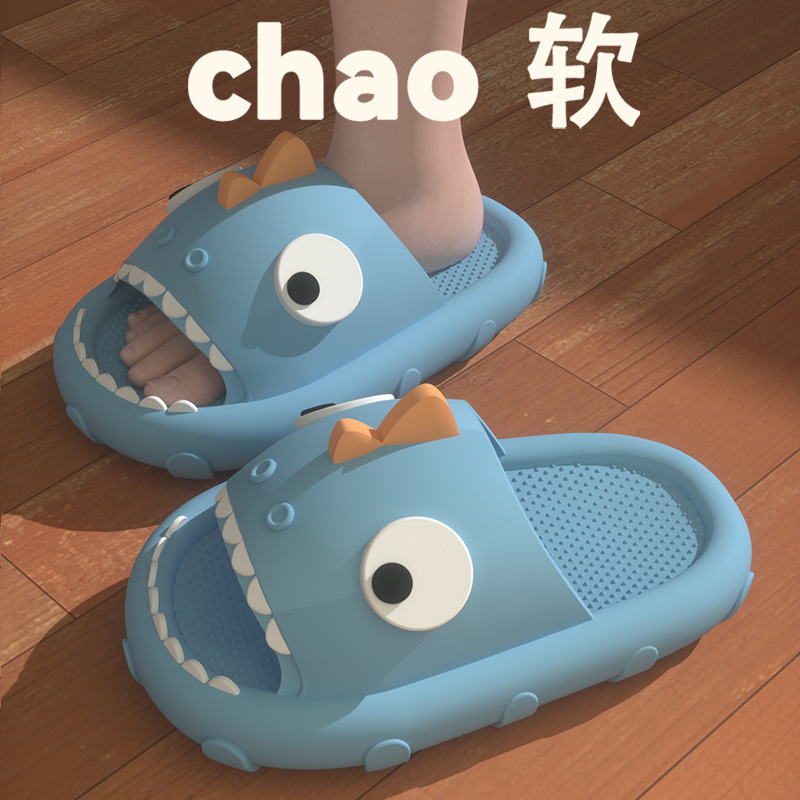China Hot selling dinosaur sandals for women to wear in summer, feeling like stepping on feces, cute cartoon lovers, sandals, high sense Supplier, Factory