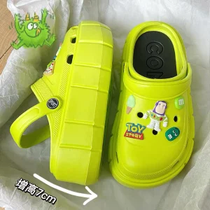 Cartoon shoes for women thick soles summer sandals