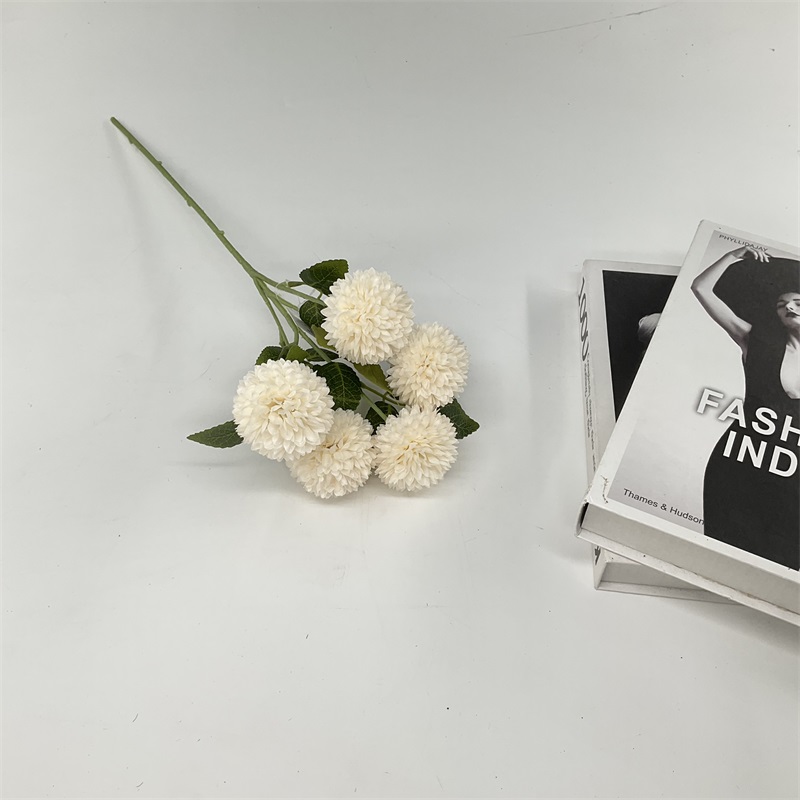 China Multicolor aster artificial flower pompom dandelion 5 Head Hydrangea dandelion flowers artificial decoration dried flowers Factory, Pricelist