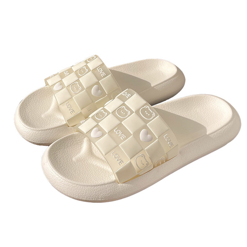 Wholesale Love Little Bear EVA Shit Feeling Slippers Female Summer Home Bathroom Soft Soled Household Sandals Female Manufacturers, Quotes