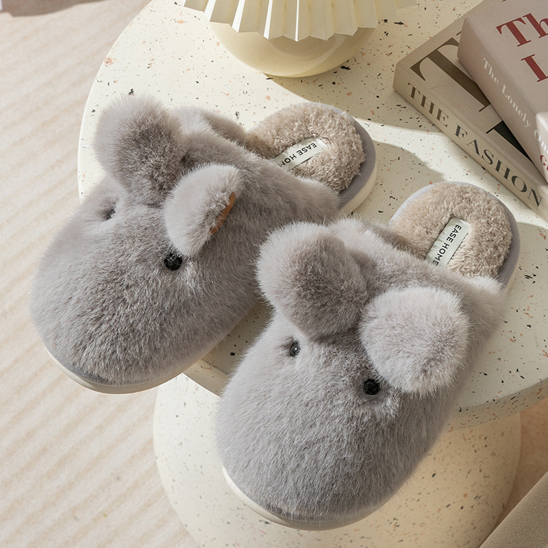China  slippers women's home indoor can be cozy warm non-slip cotton slippers winter thickened plush net red Suppliers, Quotes