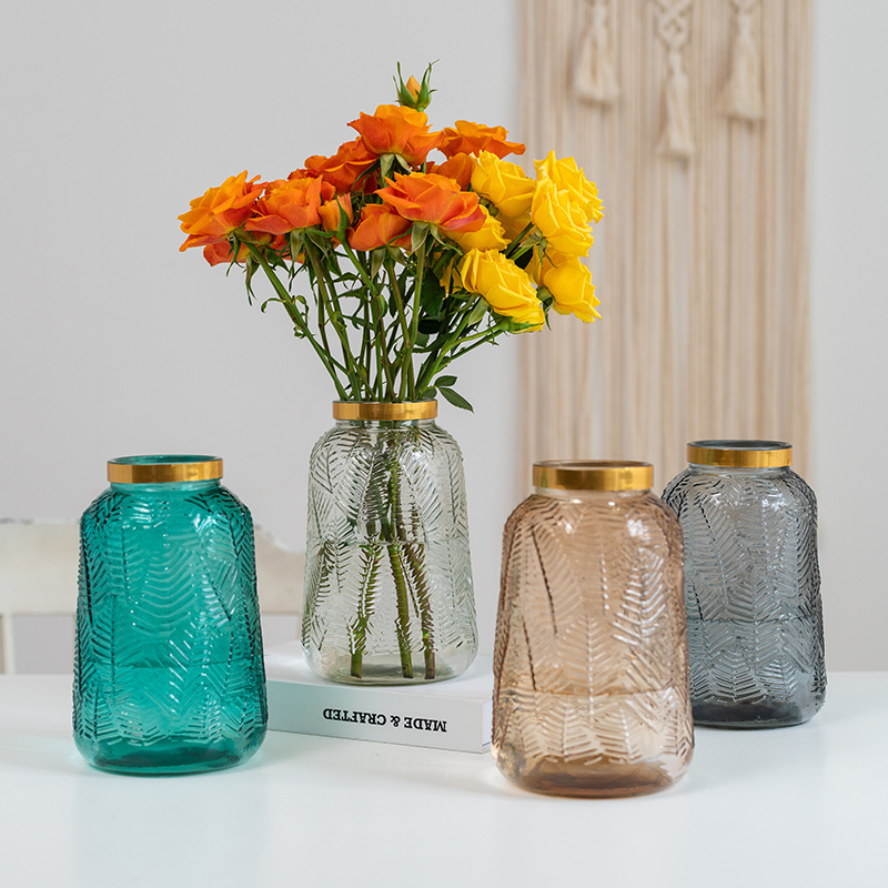 Wholesale Home Decor Flower Custom Vase Glass Vase for Fashion Home Living Room and Dining Room Factory, Factories