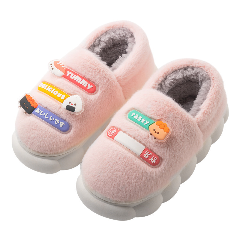 Wholesale Winter new fashion small element bag heel cotton slippers women's outwear home indoor cotton shoes non-slip wholesale Manufacturers, Factory