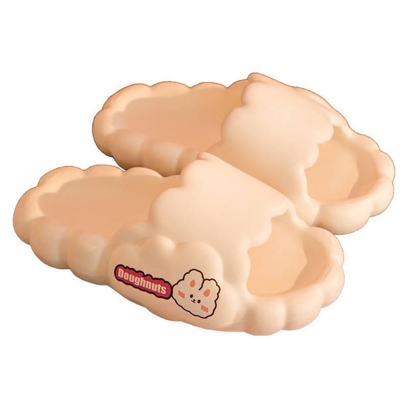 Wholesale Cool slippers women wear net red in summer, fashionable ins, indoor thick soles, feeling like stepping on shit, cloud beach slippers women Supplier, Quotes