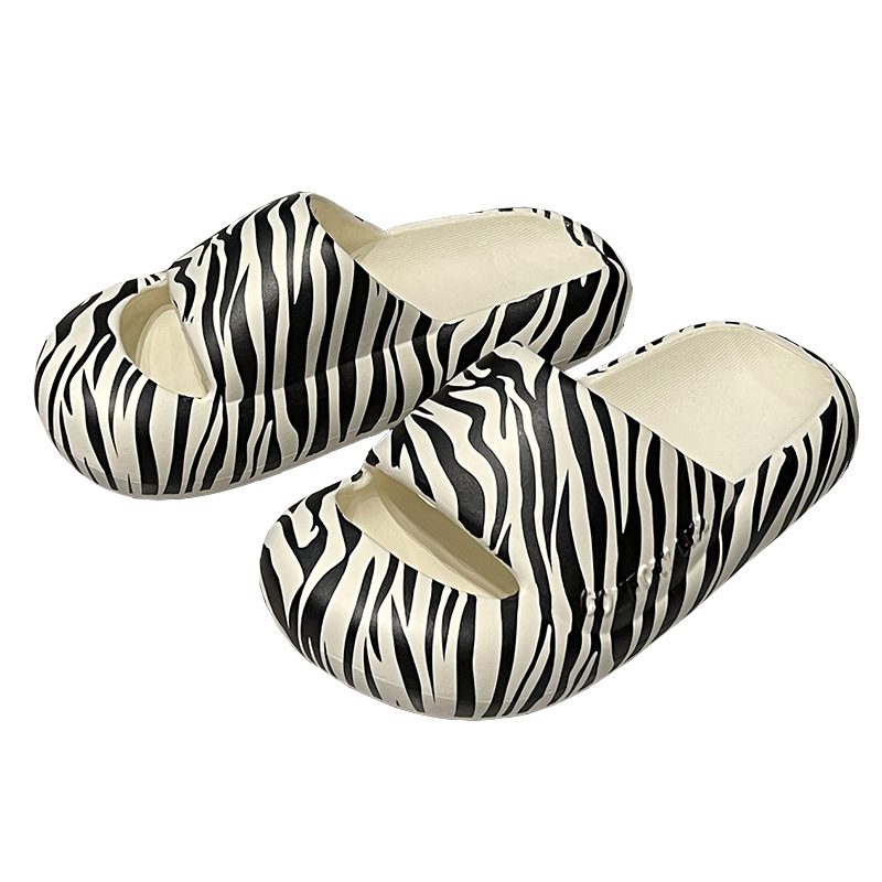 China Foreign trade cow's feeling of stepping on feces cool slippers female summer household soft bottomed ins fashionable couple's anti-collision slippers Manufacturers, Factories