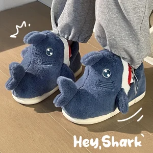 Wholesale Shark cotton slippers
