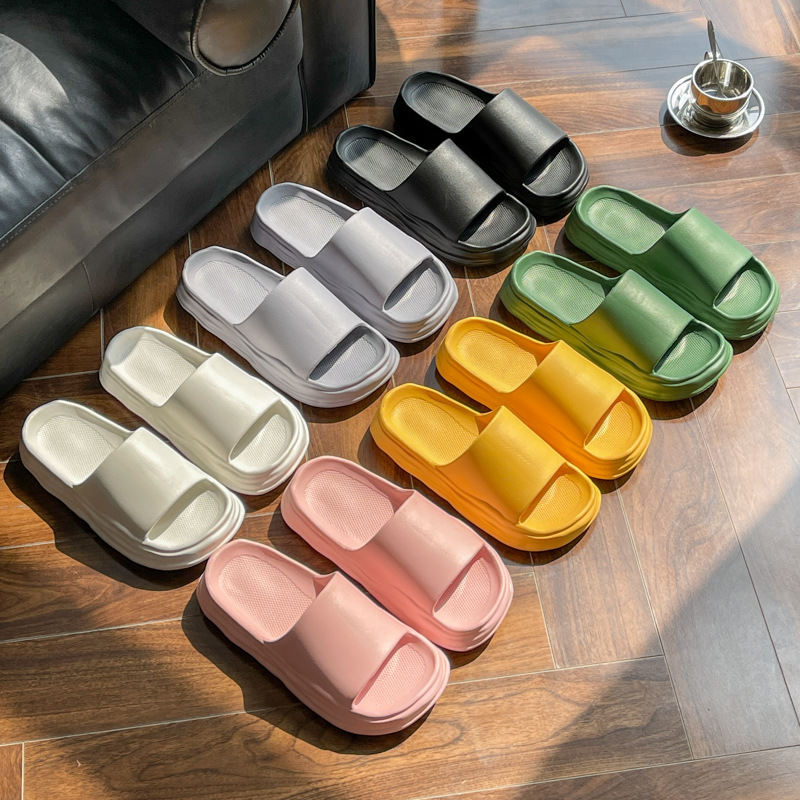 Wholesale Slippery slippers women's summer home non-slip bathroom bath couple thick bottom home men's sandals summer simple Supplier, Factory