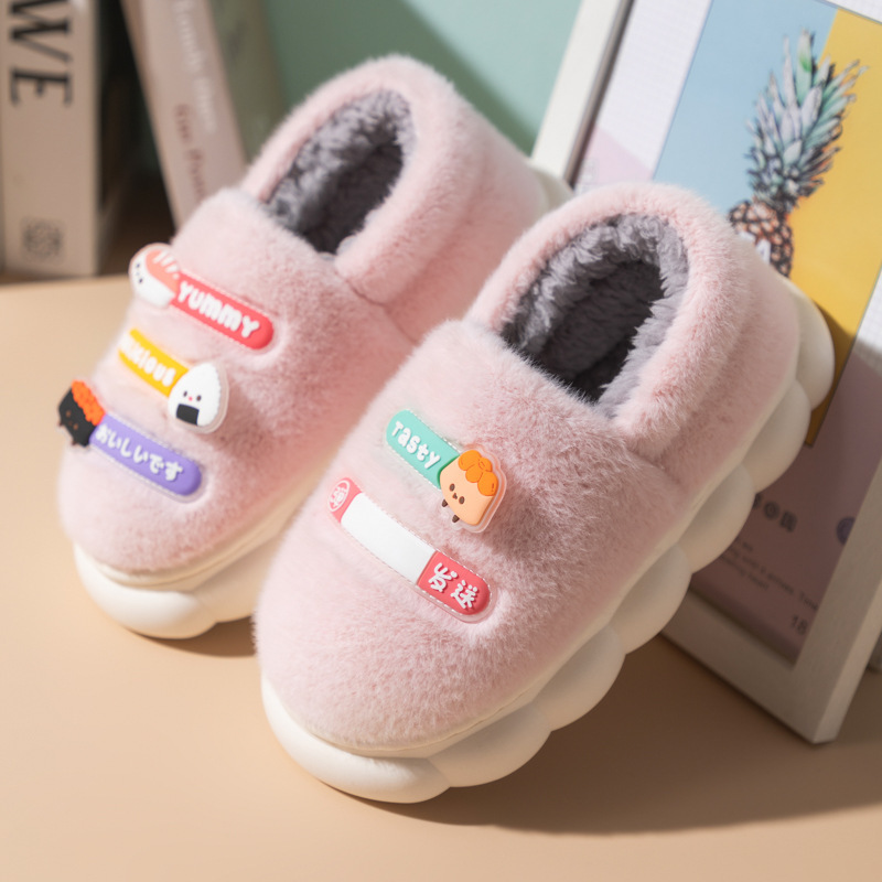Wholesale Winter new fashion small element bag heel cotton slippers women's outwear home indoor cotton shoes non-slip wholesale Manufacturers, Factory
