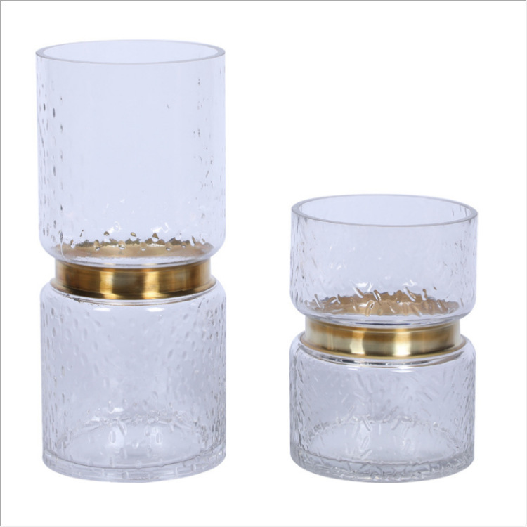 China China Factory Transparent Glass Crystal Roundshape Vase for Modern Luxury Interior Design Style Home Decoration Wedding Hotel Supplier, Factory