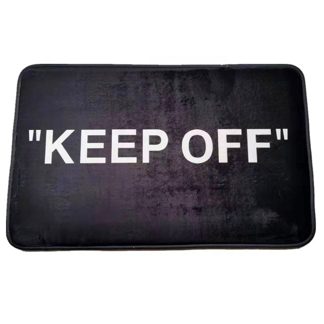 Wholesale drop shipping SUP Coral fleece mat Keep off Flannel mat Custom Printed Sneaker Keep off Door Floor Mats Doormats Supplier, Factories