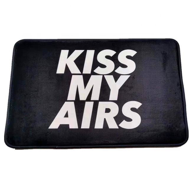 Wholesale drop shipping SUP Coral fleece mat Keep off Flannel mat Custom Printed Sneaker Keep off Door Floor Mats Doormats Supplier, Factories