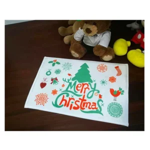 Wholesale Coral Fleece Christmas Doormats